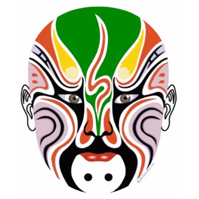 Masque d'opéra de Pékin de Chinois - T-shirt par PopNYC