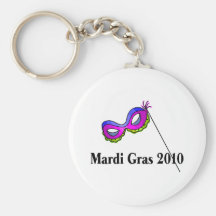 Masque du mardi gras 2010 porte-clefs