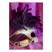 Masque pourpre de mascarade