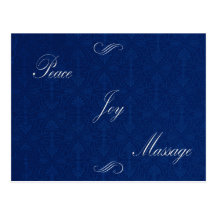 Massage de joie de paix cartes postales