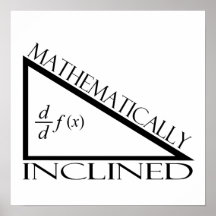 Mathematisch Geneigd Print