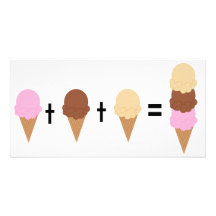 Maths de crème glacée photocartes personnalisées