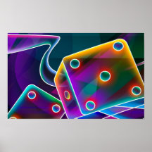 Matrices colorées multi poster