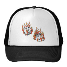 Matrices flamboyantes casquette de camionneur