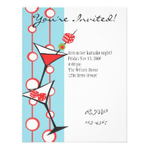 Matrices Martini Cartons D'invitation