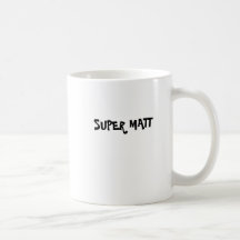 MATT SUPERBE TASSE À CAFÉ