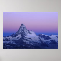 Matterhorn à l'aube, Zermatt, Alpes suisses, Affiches