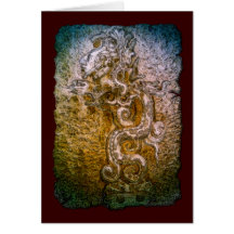 Mayan Wenskaarten van de Kunst van de God van het 