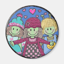 Mazukins Magnets Pour Réfrigérateur