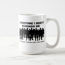 Me rappelle que je ne m'inquiète pas la tasse drôl