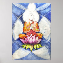Méditation Lotus Affiche