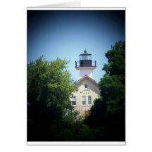 meer Michigan vuurtoren Kaarten