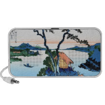 Meer Suwa in de Shinano provincie Hokusai Draagbare Speaker