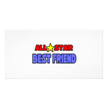 Meilleur ami d'All Star Cartes De Vœux Avec Photo