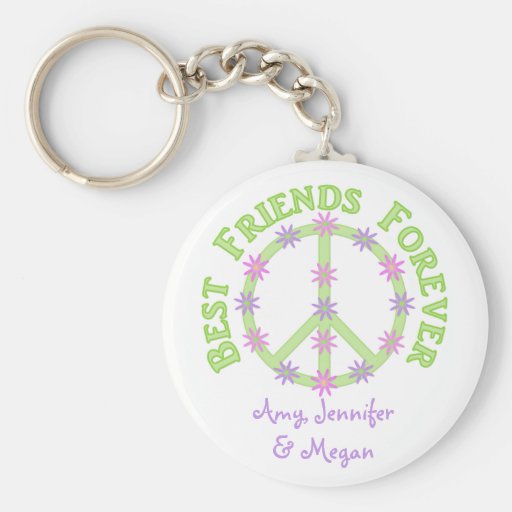 Meilleurs amis personnalisés pour toujours Keychai Porte-clef