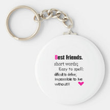 Meilleurs amis porte-clefs
