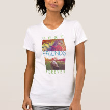 Meilleurs amis pour toujours (blanc) t-shirts