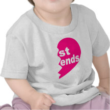 Meilleurs amis tee - shirt, extrémités de St T-shirt