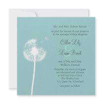 Meilleurs voeux ! Faire-part de mariage (turquoise