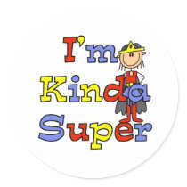 Meisje ben ik Vriendelijk van Super stickers