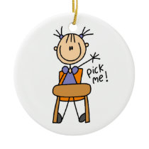 Meisje in School ornamenten