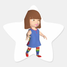 Meisje Sticker