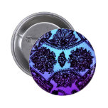 Mélange bleu de henné de Mehndi Badge
