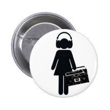 Mélomane Badges Avec Agrafe