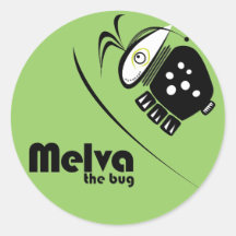 "Melva autocollants de l'insecte"