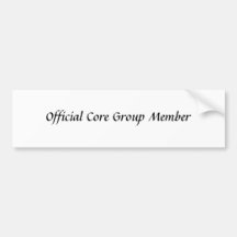 Membre officiel de groupe central adhésifs pour voiture
