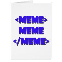 Meme Wenskaart