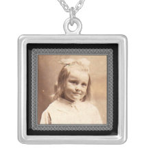 Mémoire fleurie pendentif