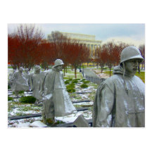mémorial de Guerre de Corée Cartes Postales