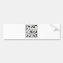 Mening Bumpersticker