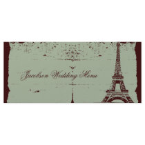 Menus de mariage de Tour Eiffel