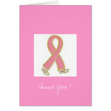 Merci, cancer du sein cartes de vœux