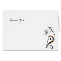 merci carte de note cartes