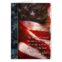 Merci Flag-1 Carte De Vœux