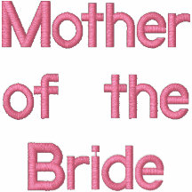 Mère de la chemise brodée par jeune mariée