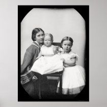 Mère et enfants, daguerréotype de Gertrude Hubbard