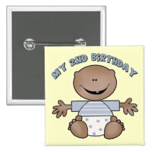 Mes 2èmes cadeaux d'anniversaire badge avec épingle