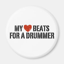 Mes battements de coeur pour un batteur magnets pour réfrigérateur