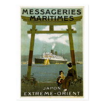 Messageries Maritimes Japon l'Orient extrême Carte Postale