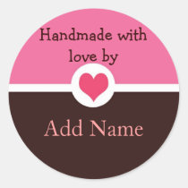 "Met de hand gemaakt de Sticker van de Gift met va stickers