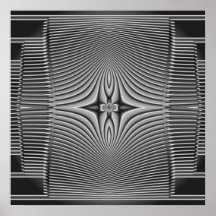 metaal op-kunst posters