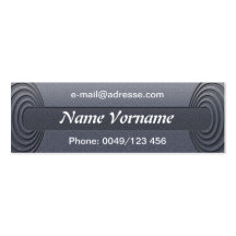 Métal Cartes De Visite Personnelles