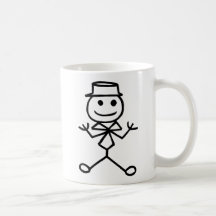 Metteur en scène de Stickman Tasses À Café