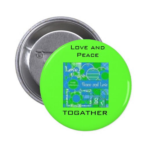 mettez à la terre PIC de paix, amour et paix, toga Pin's Avec Agrafe