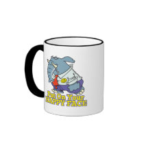mettez dessus votre éléphant heureux de façade de  mugs à café