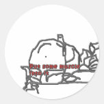mettez un certain muscle autocollants ronds